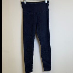 White House Black Market Size 4 Dark Blue High-Waisted Leggings